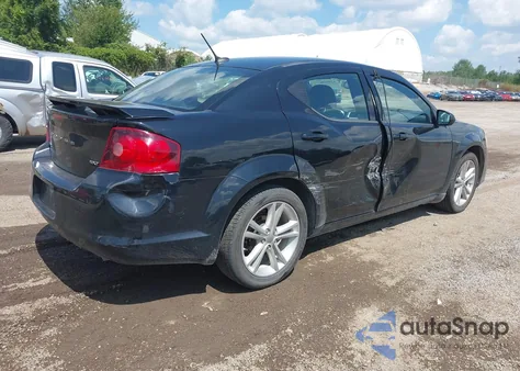 2013 Dodge Avenger Sxt from USA, damaged, VIN 1C3CDZCB9DN675331